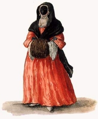 Moretta -- traditional woman's Carnivale costume